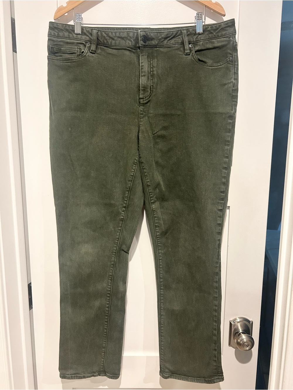 Lands' End Mid-Rise Straight Jeans